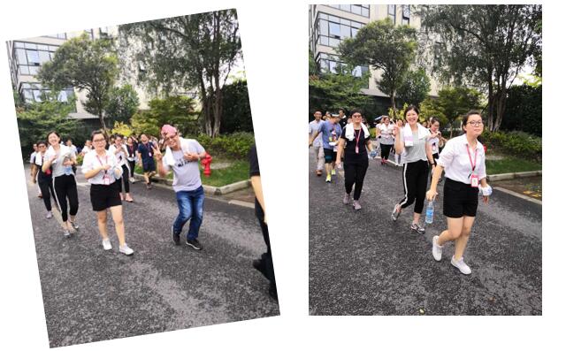 準備出發進行誠格屆短距離馬拉松賽